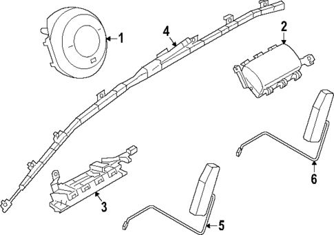 Air Bag Components for 2025 Mazda CX-70 #0