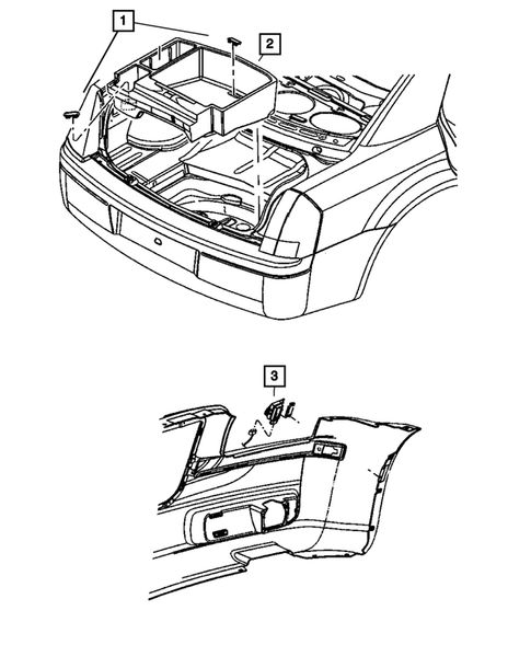 Jack Stowage for 2013 Dodge Charger #1