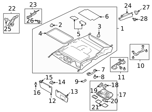 Sunroof for 2006 Subaru Legacy #1