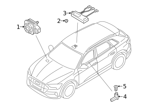 Anti-Theft Components for 2019 Audi Q3 #0