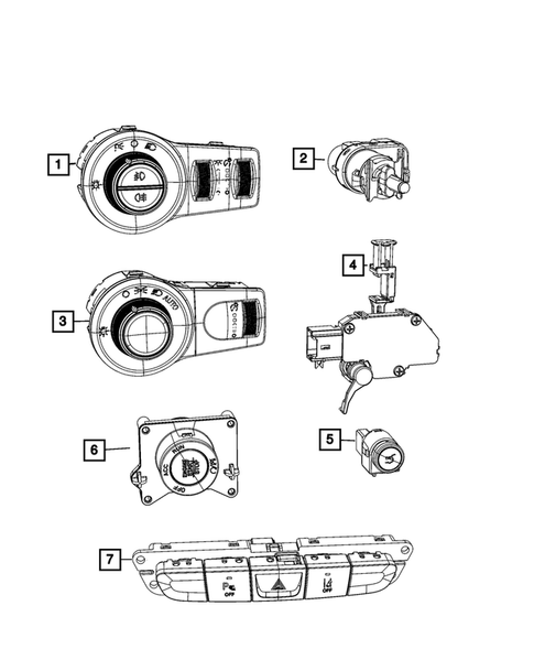 Switches for 2020 Jeep Cherokee #0