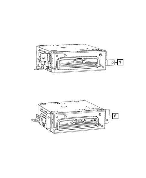 Radio, Antenna, Speakers, DVD, and Video systems for 2019 Ram 1500 #9