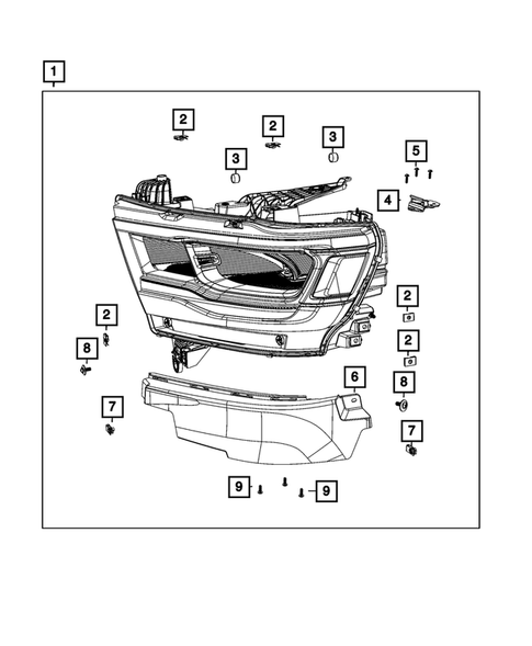 Lamps, Interior and Exterior for 2020 Ram 1500 #4