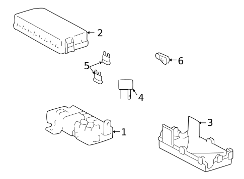 Fuel System Components for 1996 Toyota Tacoma #2