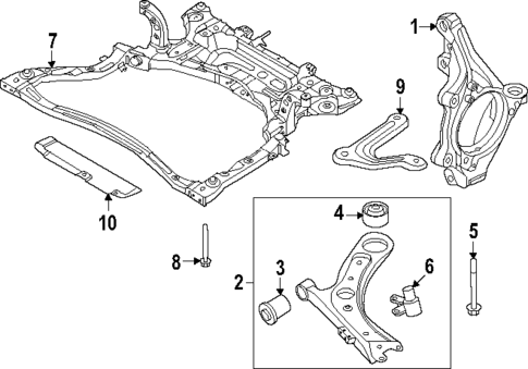 Suspension Components for 2023 Hyundai Elantra N #0