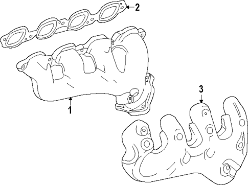 Exhaust Manifold for 2025 Cadillac Escalade #0
