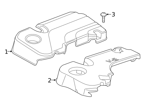 Engine Appearance Cover for 2017 Buick Encore #0