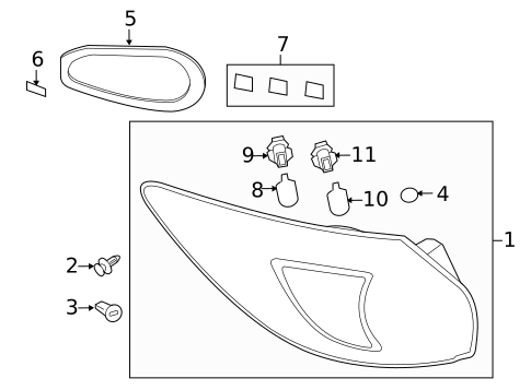 Bulbs - Chassis for 2014 Mazda CX-5 #1