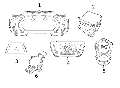 Switches for 2016 BMW 740i #0