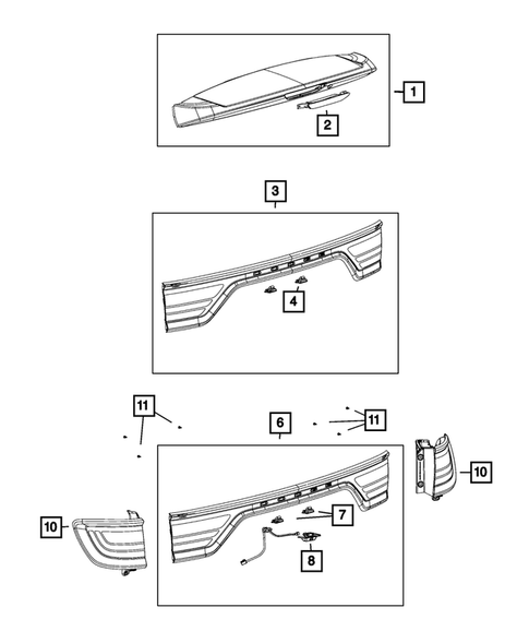 Lamps-Interior and Exterior for 2019 Dodge Durango #1