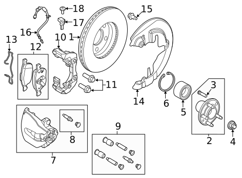 Brake Hydraulics for 2017 Ford Focus #1