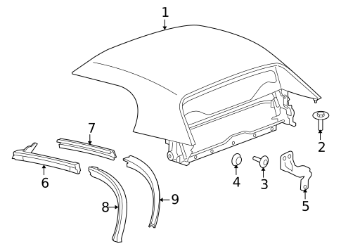 Cover & Components for 2007 Pontiac Solstice #0