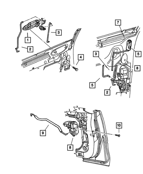 Front Door for 2002 Chrysler Concorde #1