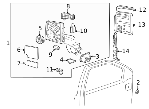 Automatic Temperature Controls for 2025 Chevrolet Silverado 3500 HD #1