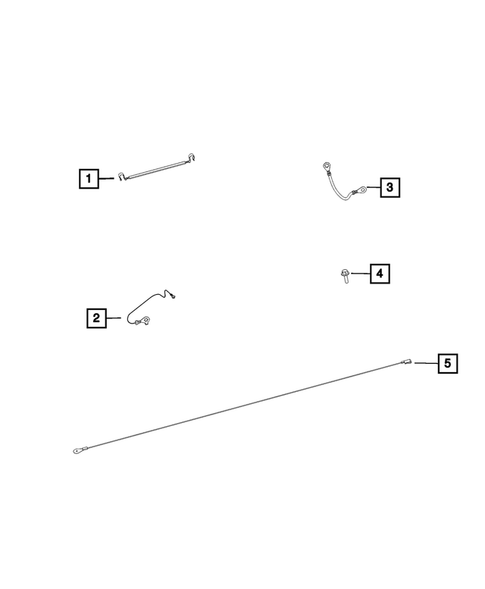 Battery, Battery Tray and Cables for 2019 Ram 3500 #4