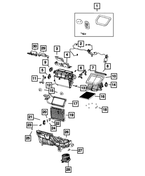 Air Conditioner and Heater Units for 2026 Jeep Gladiator #0
