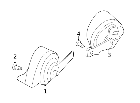 Horn for 2022 Nissan Maxima #0
