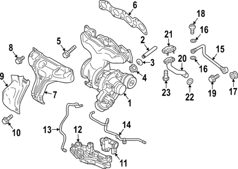 Turbocharger & Components for 2023 Volvo S90 #0