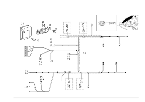 Belt Locking Retractor, Airbag and Sidebag for 1998 Mercedes-Benz E430 #1