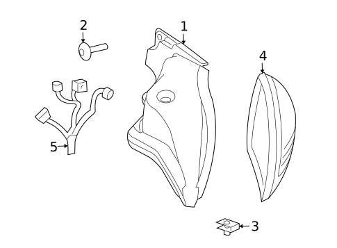 Tail Lamps for 2006 Dodge Viper #0