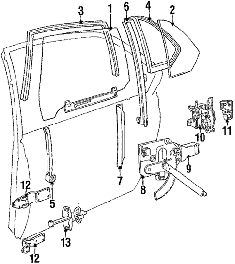 Door for 1984 BMW 733i #0