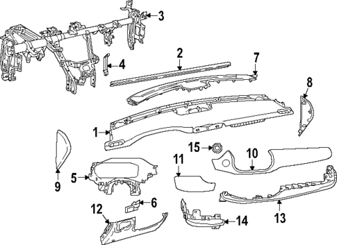 Instrument Panel for 2025 Jeep Compass #0
