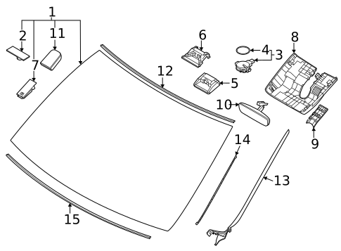 Wipers for 2023 Genesis GV80 #2
