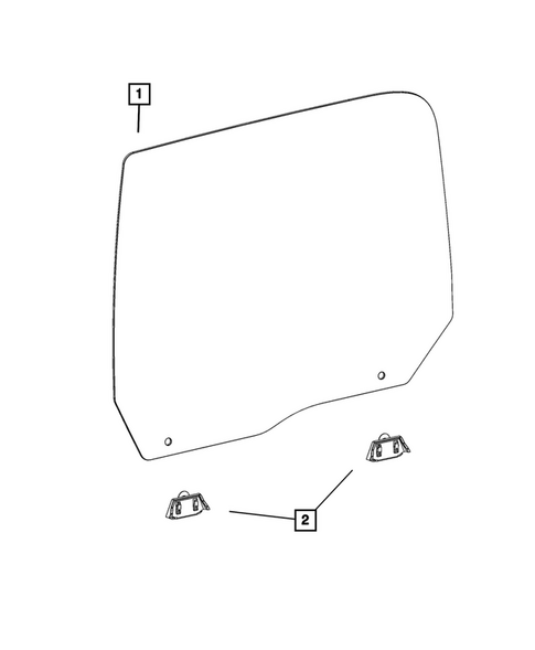 Glass and Interior Rearview Mirror for 2026 Ram 3500 #11