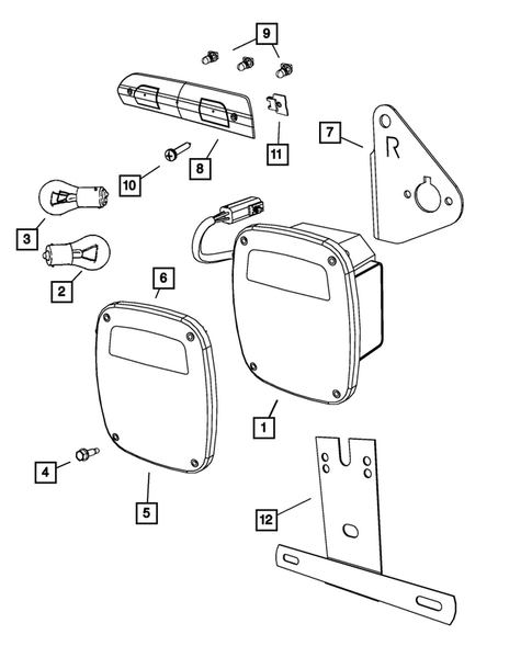 Lamps-Interior and Exterior for 2010 Dodge Ram 2500 #2