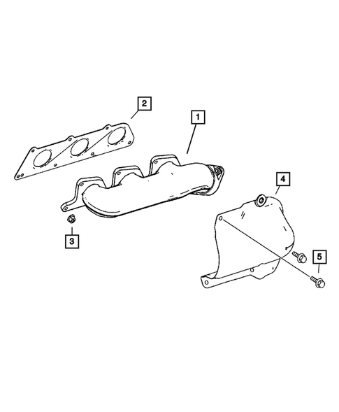 Manifolds and Vacuum Fittings for 2008 Dodge Sprinter 3500 #1