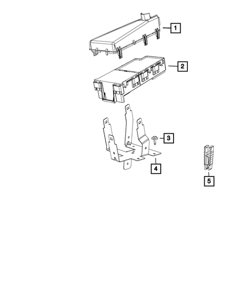 Power Distribution Center, Fuse Block, Junction Block, Relays and Fuses for 2017 Dodge Viper #0