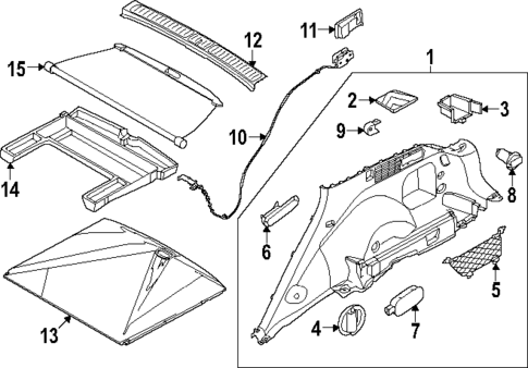 Interior Trim - Rear Body for 2023 Genesis Electrified GV70 #0