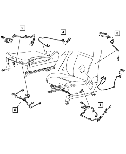 Wiring-Body & Accessories for 2007 Dodge Charger #1