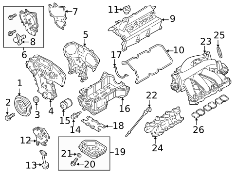 Engine Parts for 2023 Nissan Pathfinder #6