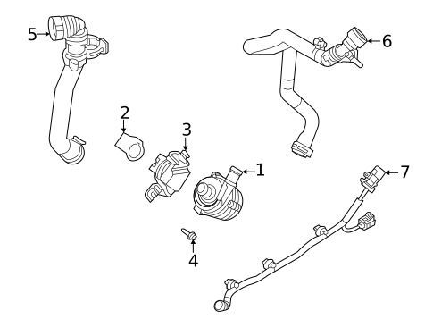 Water Pump for 2022 Land Rover Range Rover Sport #1