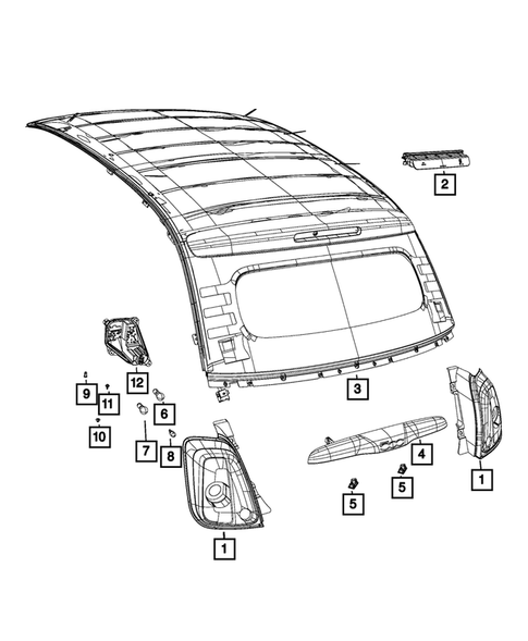 Lamps, Interior and Exterior for 2019 Fiat 500 #4