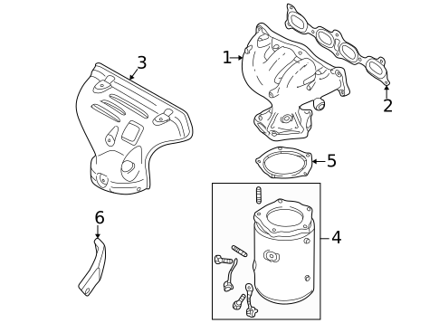 Exhaust Components for 1999 Mazda Protege #2