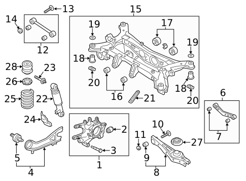 Rear Suspension for 2014 Kia Sorento #2