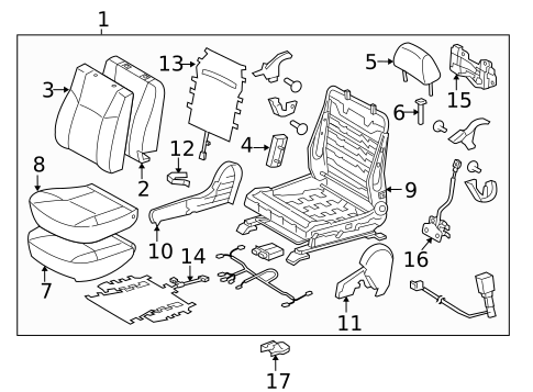 Front Seat Components for 2006 Toyota Tacoma #3