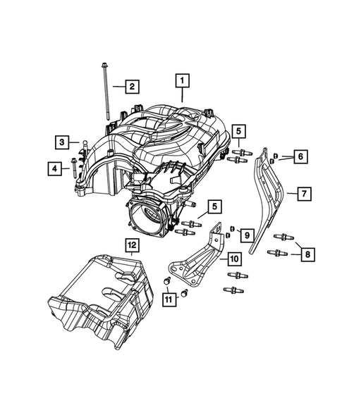 Manifolds and Vacuum Fittings for 2024 Ram 1500 Classic #0