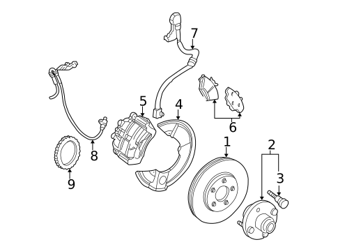 Brake Components for 2007 Ford Taurus #0