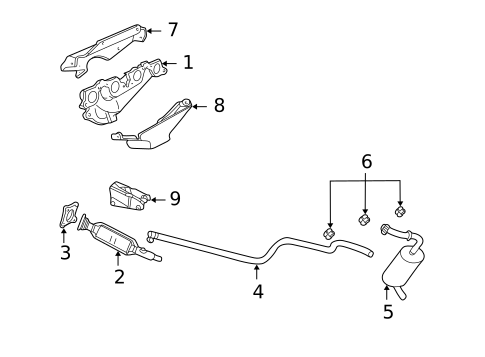 Exhaust Manifold for 2003 Dodge Neon #0