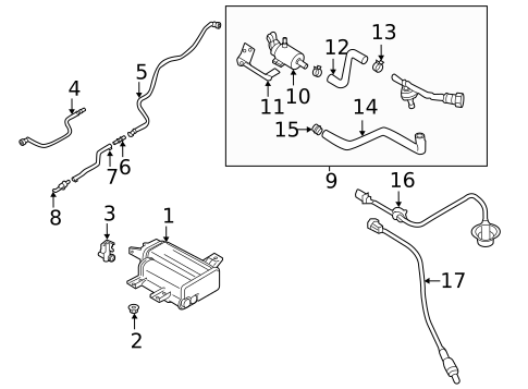 Bumper & Components - Front for 2022 Hyundai Santa Fe #1