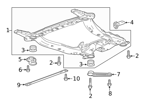 Suspension Mounting for 2023 Buick Envision #0
