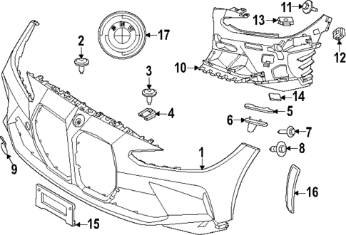 Bumper & Components - Front for 2024 BMW M3 #0