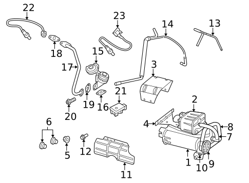 Emission Components for 2005 Dodge Ram 1500 #0