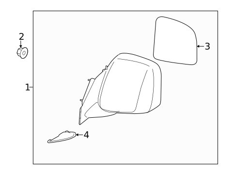 Mirrors for 2019 Nissan NV200 #0