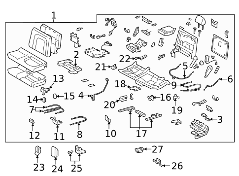 Second Row Seats for 2014 Toyota Land Cruiser #1