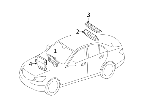 Electrical Components for 2010 Mercedes-Benz C63 AMG #2