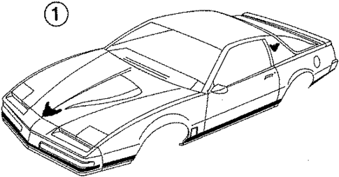 Stripe Tape for 1984 Pontiac Firebird #1